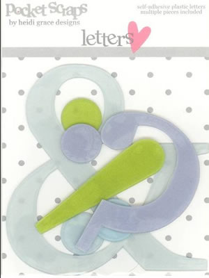 Heidi Grace - Inspire Me - Plastic Punctuation Stickers  (sold in 3's)